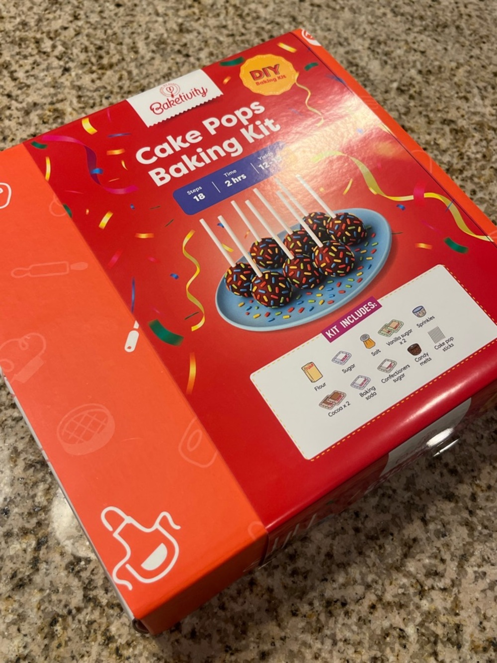 NEW in BOX Baketivity Cake Pops Baking Kit (12-15)